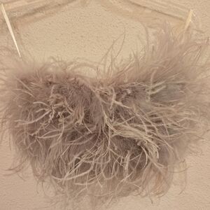 Lamarque Beige Feathered Top